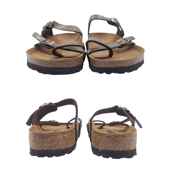 Birkenstock Birki's Mayari Leather Shimmer Sandals - 7 - Picture 5 of 12